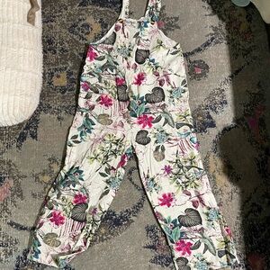 SHEIN Floral Print Jumpsuit - Multicolor